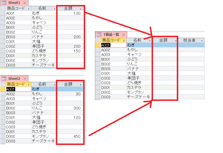 【Access・クエリ】複数のテーブルのデータをクエリで更新する オフィスのQ&amp;A